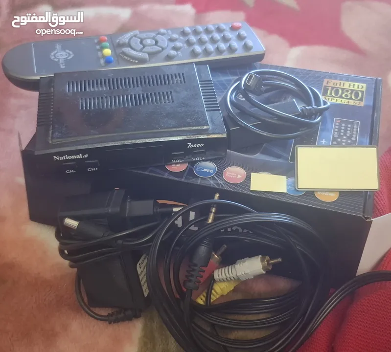 National i2 Receiver 7000D MINI AV-NOT HD مبرمج 900 قناة نايلسات كامل مكمل