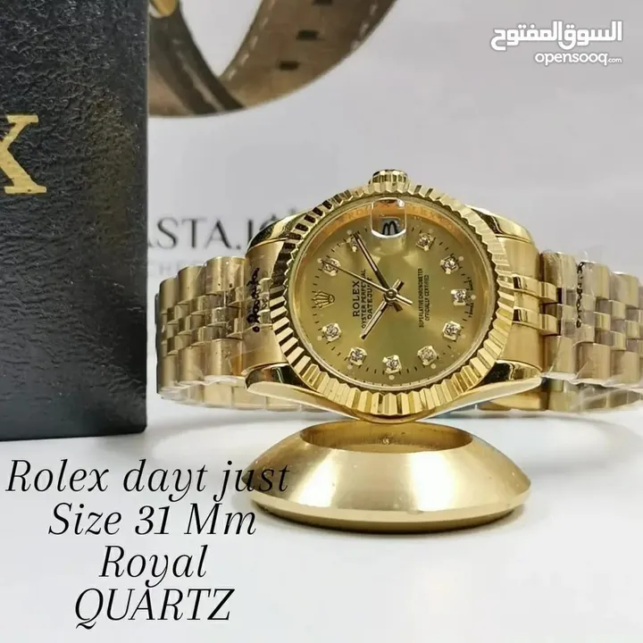 الساعات الرولكس الديت جاست النسائية متوفرة الان  من متجرنا
