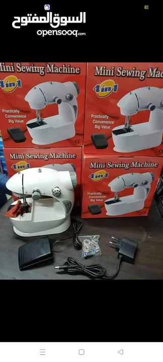ماكنة الخياطة المتنقلة Mini Sewing Machine     ماكنة الخياطة المنزلية مع بدالة للتحكم بسرعتين.  مميز