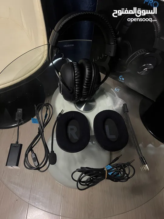 Open box logitech pro x سماعة headset