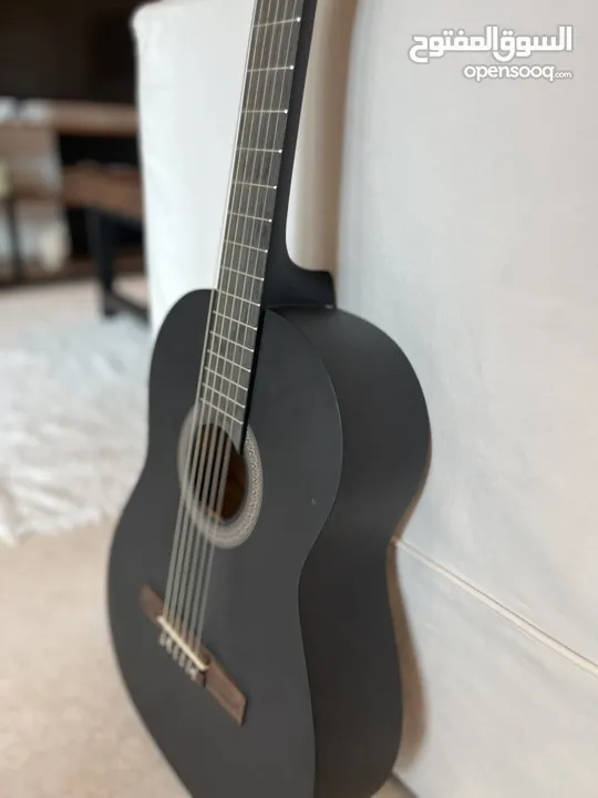 Black Guitar Full Size For Beginner Adult/Children All Wood