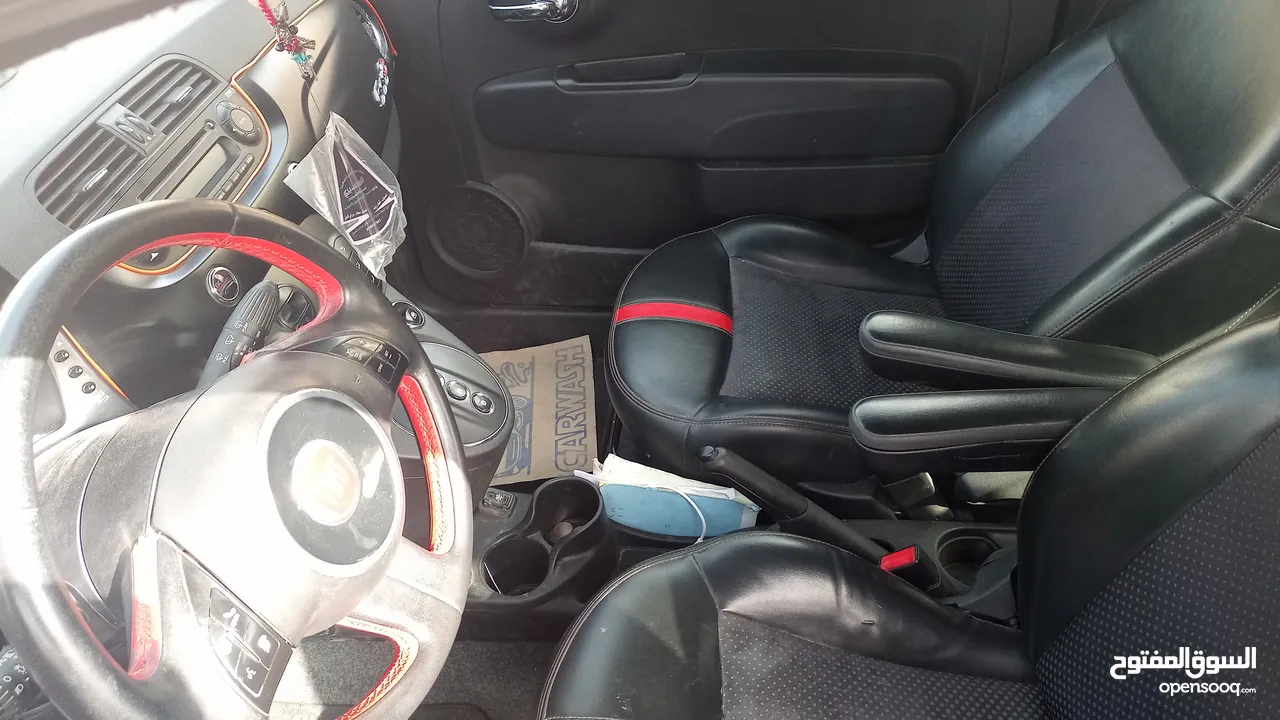 فيات 500e موديل 2015 كهرباء للبيع.     بسعر لقطه