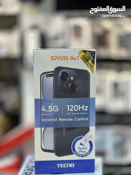 تكنو سبارك قو TECNO SPARK GO1 بأفضل سعر في المملكة جديد كفالة الوكيل سنة