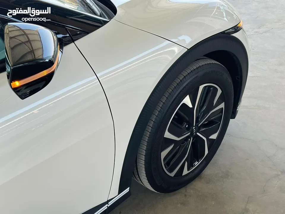 كيا EV6 وارد كوريا 2022 فحص كامل كرت ابيض ممشى 70 الف KM استخدام شخصي