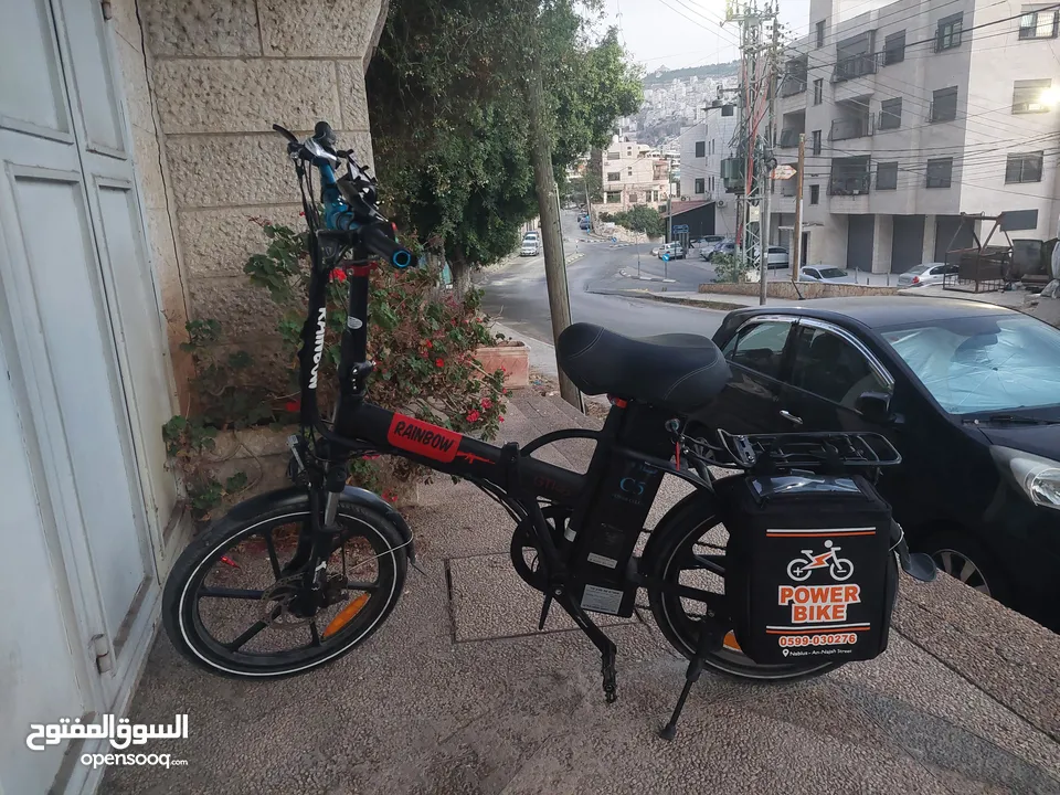 بسكليت كهربا 48 فولت 16 امبير للبيع بسعر مغري في نابلس سرعه 50 صاروخ بالصلاه عل نبي