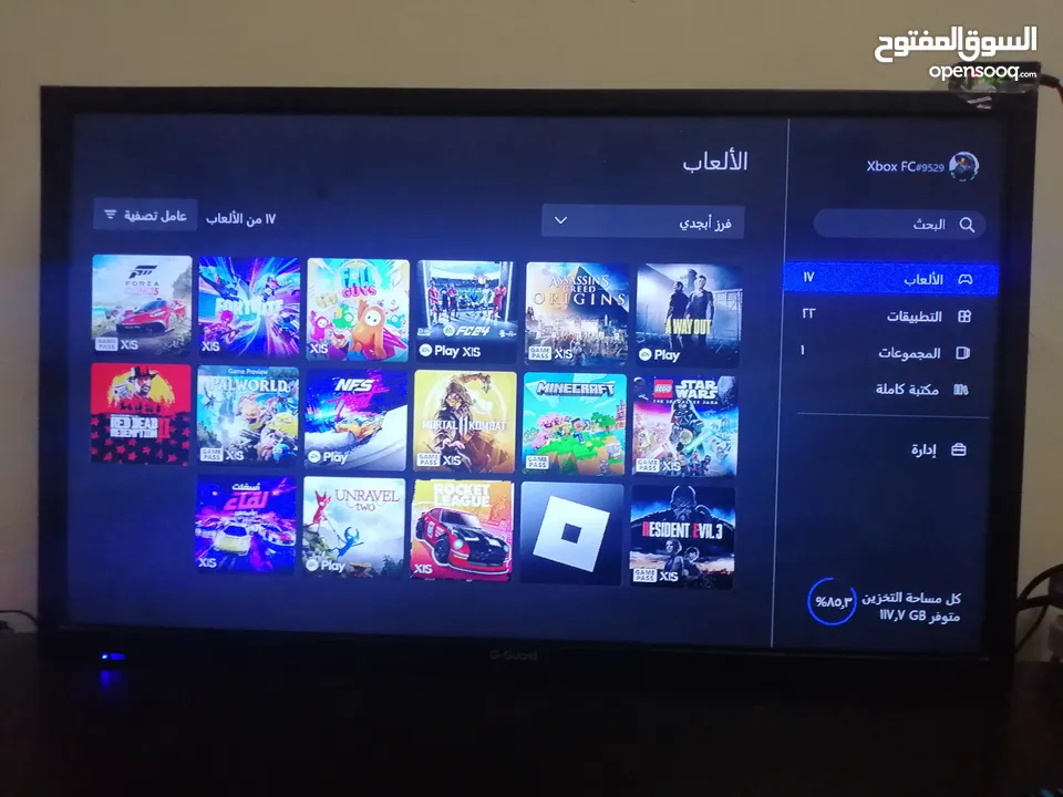 XBOX Series s استعمال طفيف مع كفالة