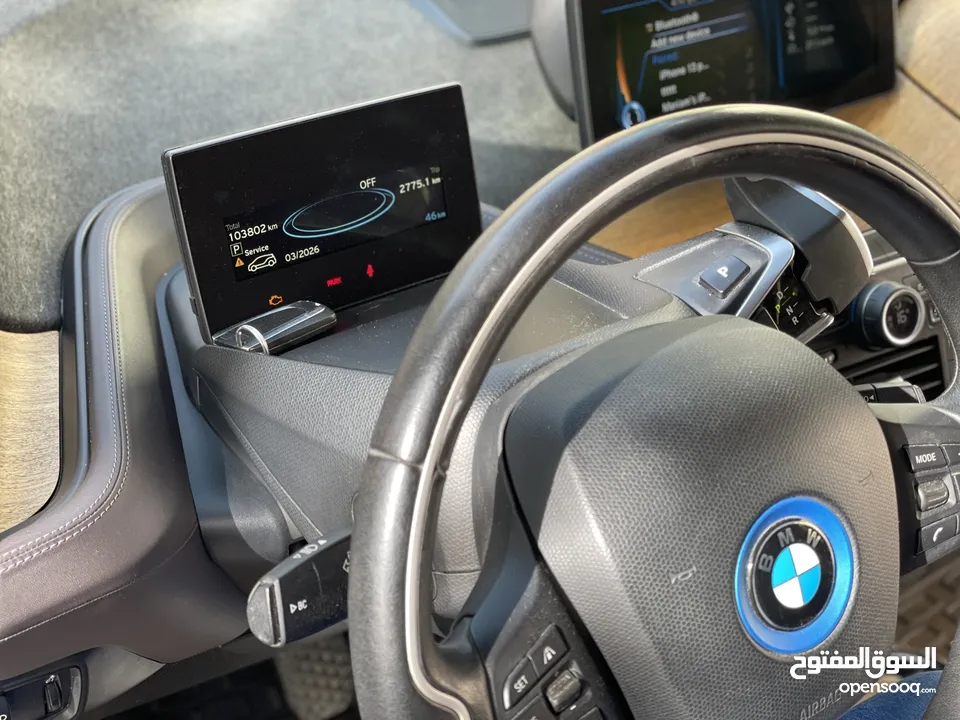 سيارة BMW i3 Rex TERA 2014 اعلى مواصفات السيارة بحالة الوكالة بسعر ممتاز