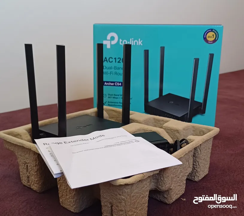 موسع شبكه ومودم وراوتر  tp-link