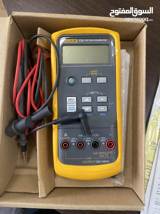 Fluke loop calibrator