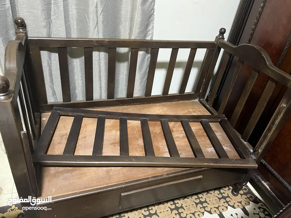 تخت بيبي حجم السرير 120*60