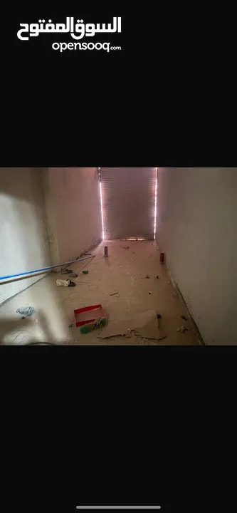 محل مع مساحة خارجية مبلطة مشتلفوت