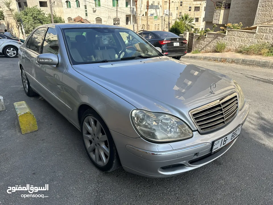 مرسيدس غواصة 350S للبيع موديل 2003 لون سلفر