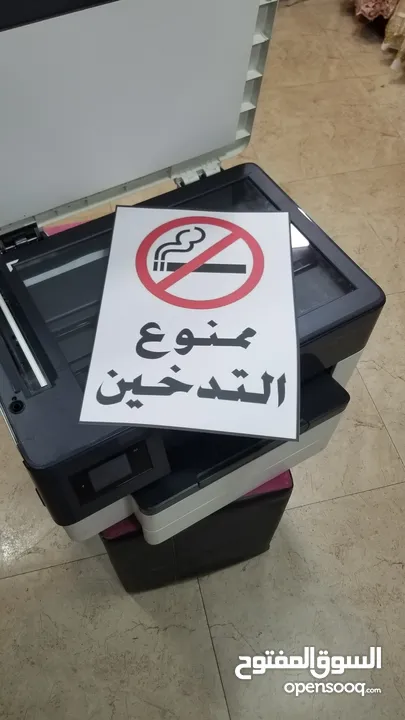 طابعة a3 ملونة مع سكانر a3 ويرلس وحبر وفاكس