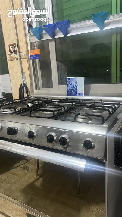 فرن غاز 5 عيون  ناشونال إلكتريك