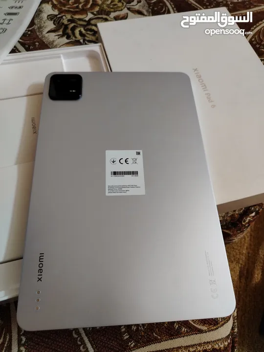 تابلت xiaomi pad 6 استعمال شهرين والكفالة شغالة... الجهاز وكالة