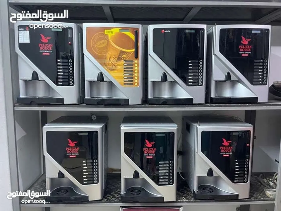 ماكنة نسكافيه الجيريا ايطالي جديدة ‘ماكنة ساينو شبه جديدة و جميع انواع ماكينات النسكافيه الإيطالية