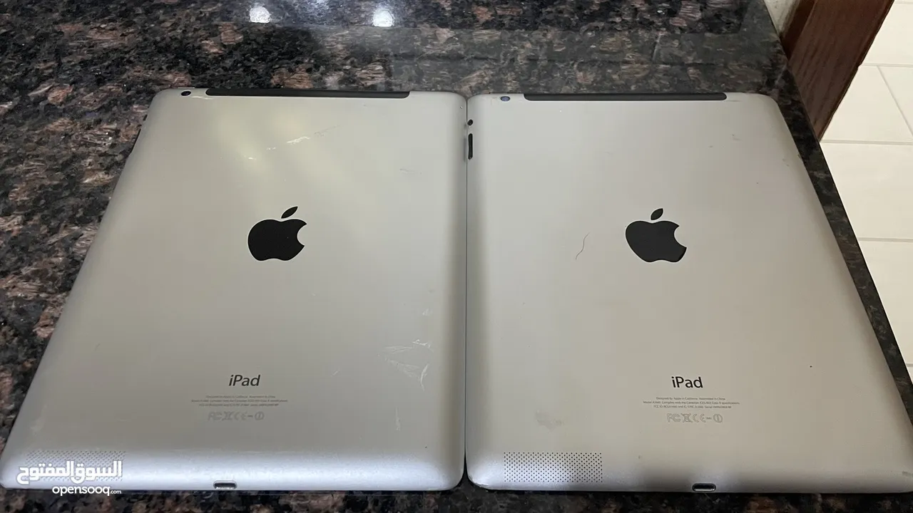 جهاز iPad 4 (الجيل الرابع) بسعة 16GB ويدعم    بحاجة لتغير شاشة فقط Wi-Fi + Cellular