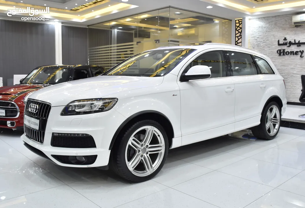 Audi Q7 S-Line 4.2L QUATTRO ( 2010 Model ) in White Color GCC Specs