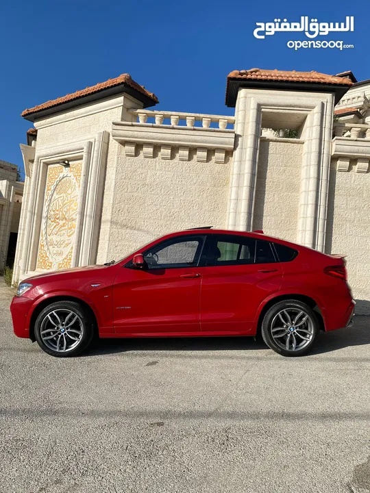 BMW X4 ام بكيج شركه ماطور 2000 بنزين توين تيربو . موديل 2015 ماشي 80000 فقط عداد حقيقي 4×4