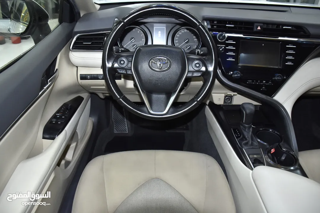 Toyota Camry SE ( 2019 Model ) in White Color GCC Specs