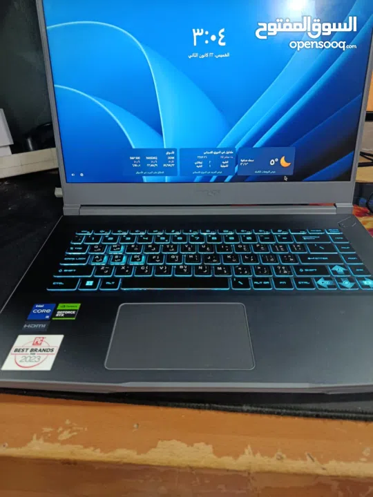 لابتوب جيمينج قوي جدا شبه جديد مع الكرتونة