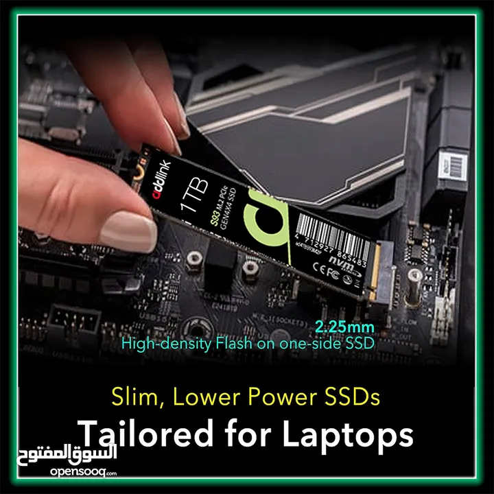 AddLink S93 1TB SSD Pcie 4.0 M.2 - هارديسك سريع جدا !