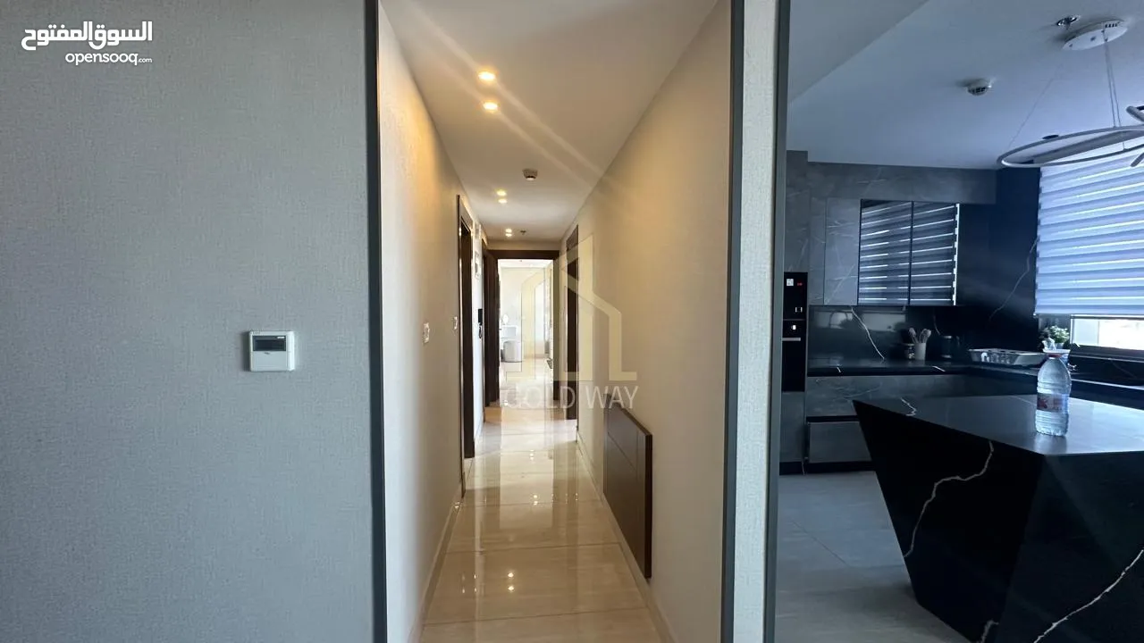 في أجمل مناطق عبدون شقة مفروشه للبيع طابق ثامن 133م بسعر مميز / ref 9539