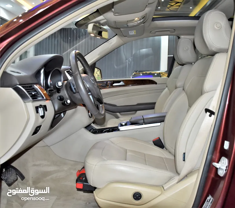 Mercedes Benz ML350 ( 2014 Model ) in Burgundy Color GCC Specs