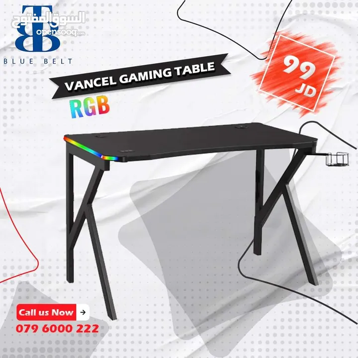 طاولة مكتب مع اضاءة RGB بأفضل سعر