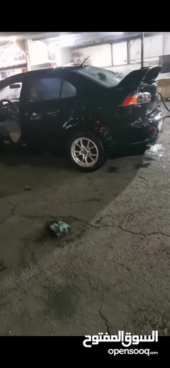 جنط ميتسوبيشي وكالة خالي من اي ضرر مع كوشوك نص عمر اصلي و فحص قبل البيع