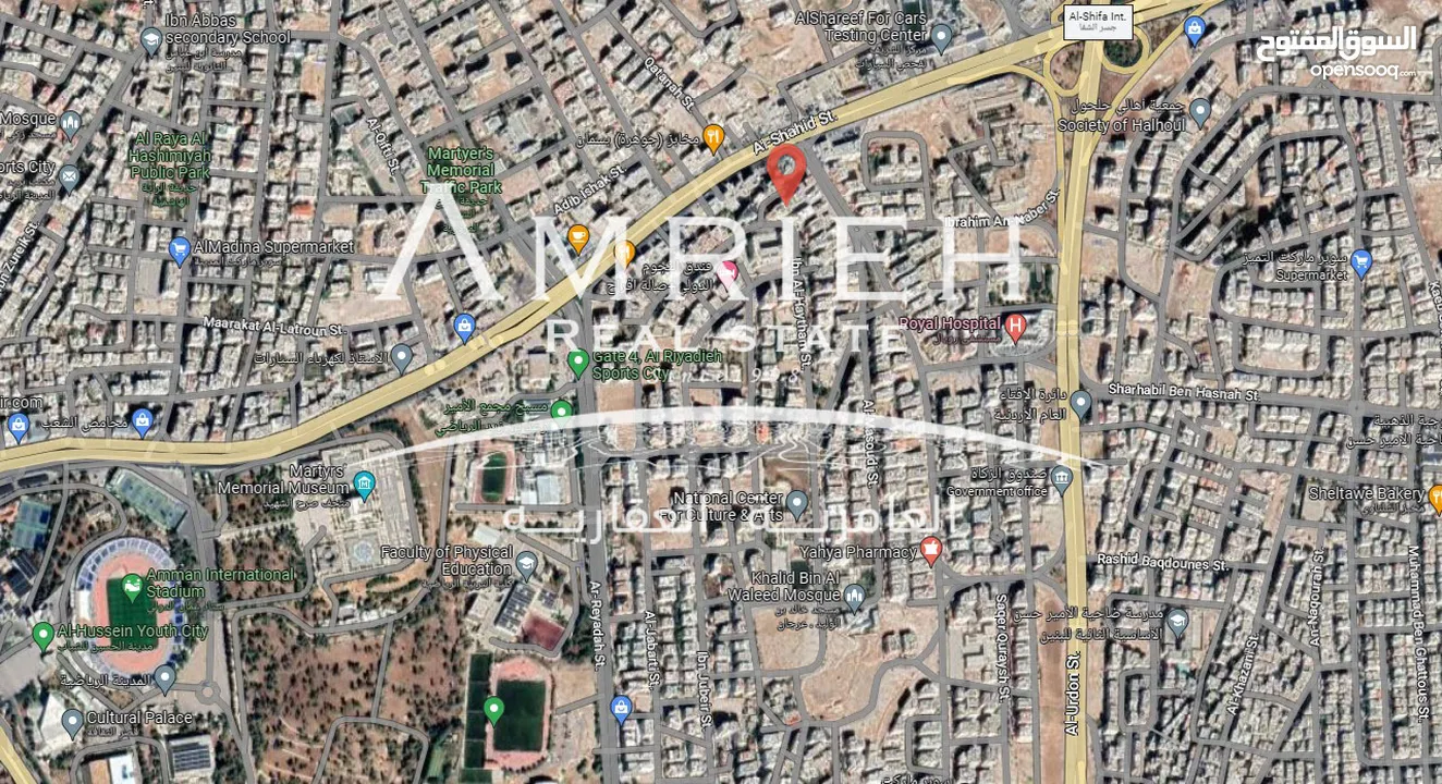 ارض 855 م للبيع في عرجان / بالقرب من مسجد القواسمي ( ارض تصلح للاسكان )