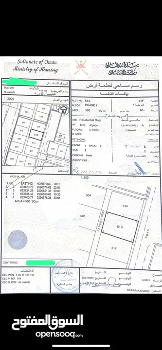 العوابي / بوشر مقابل مخطط المسجد