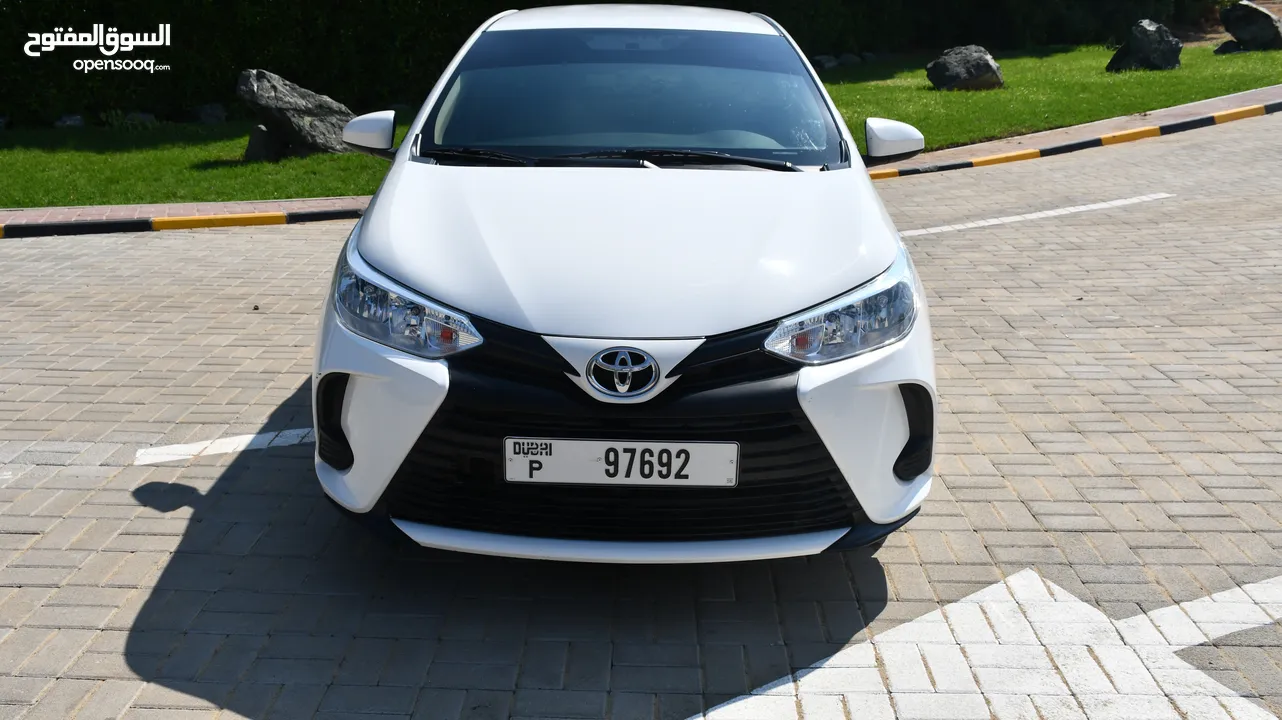 Available for Rent Toyota-Yaris-2022 (Monthly-2000 Dhs)