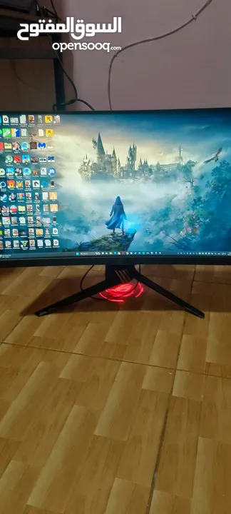 ASUS PG27VQ rog swift1440p 2k144Hz 1ms G-SYNC Curved Gaming Monitor