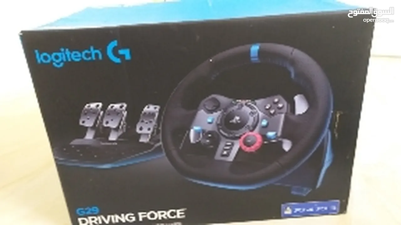 قير + دركسون Logitech G29 للبيع بحال الوكاله