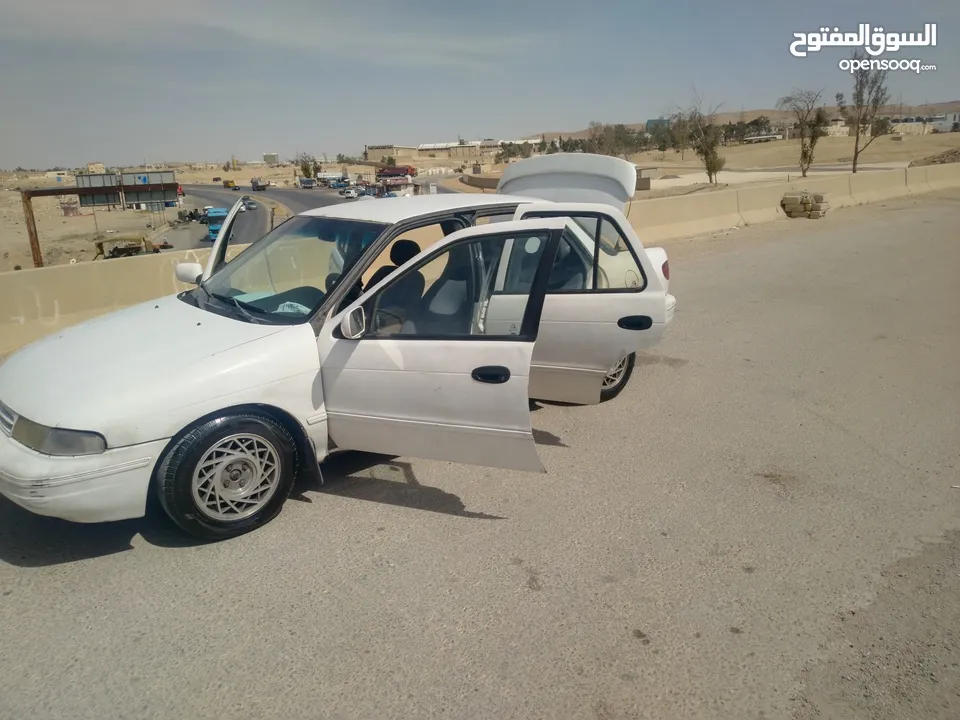كيا سيفيا 1994 بحاله جيده جدا وكل شيء واضح بالاعلان والصور