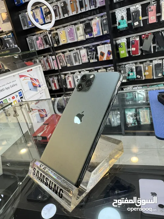 iPhone 11 Pro  64GB بطارية 82% الجهاز تب نضافة مش مفتوح ولا مغير فيه اي اشي