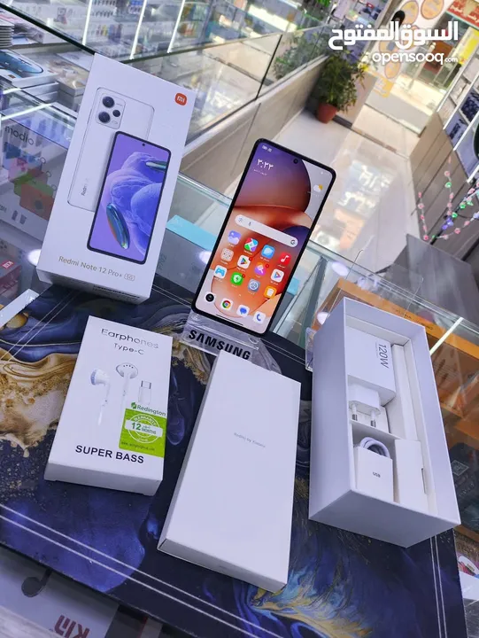 جهاز مستعمل ايام بالكرتونة Not 12 pro plas 5G  مكفول بالشركة من الشركة متوفر توصيل