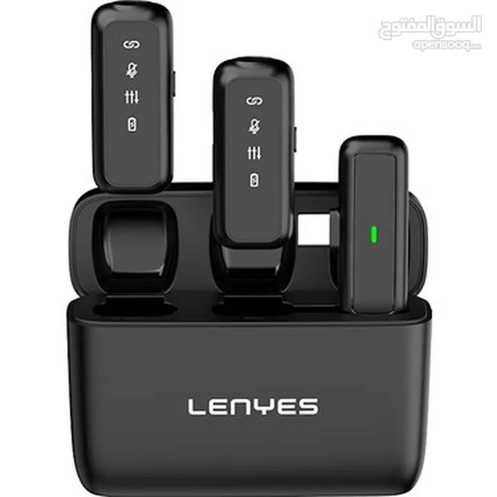 حرّر صوتك مع Lenyes LM201 – ميكروفون لاسلكي احترافي!