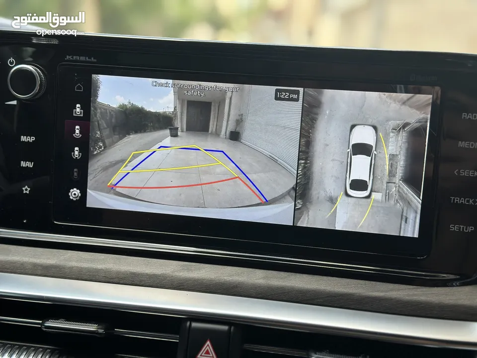 كيا kia k5 2022  ليمتيد فل اعلى صنف وارد كوري  فحص كامل 7جيد