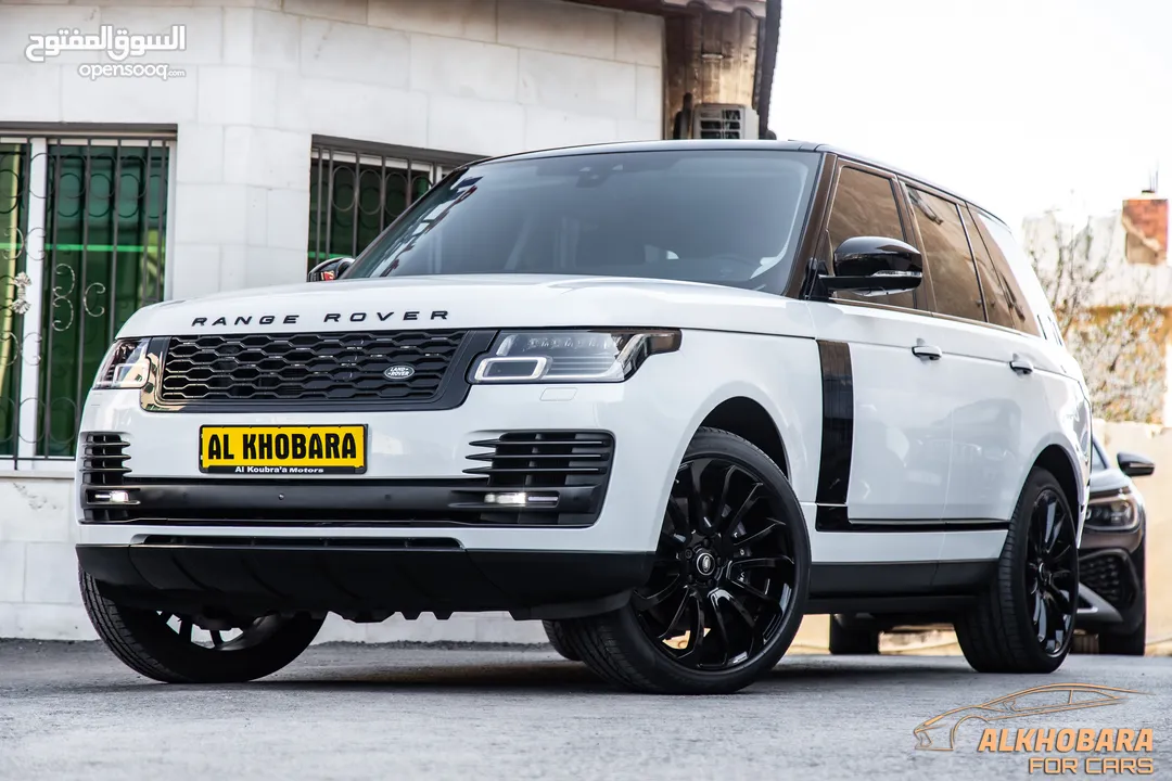 Range Rover Vogue 2019 Autobiography Black package   السيارة وارد الماني و قطعت مسافة 25,000 كم فقط