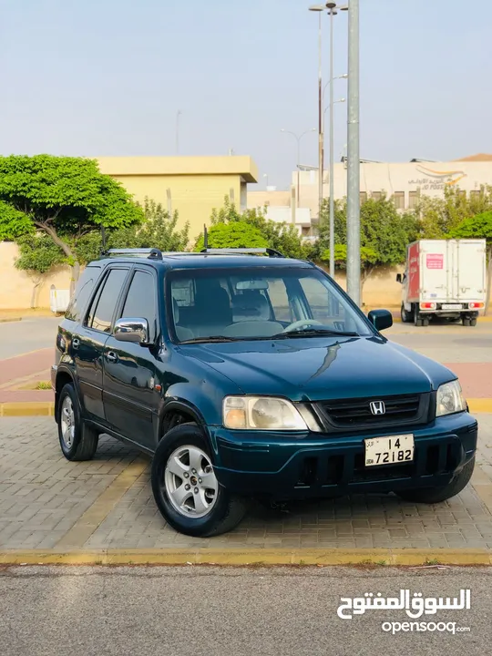 جيب هوندا crv بحالة الوكالة بسعررر مغرررري  السعر 3650 موديل 1998 لون اخضر زيتي  دهان نضيف  بحاله ال