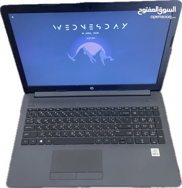 لابتوب hp core i3 الجيل العاشر ويندوز 10 توب نظافة جهاز سريع ممتاز لطلاب الجامعات
