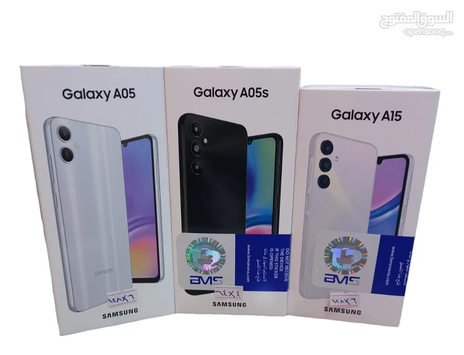 جهاز جديد بالكرتونة Samsung A15 رام 12 جيجا 128 مكفول سنة متوفر توصيل