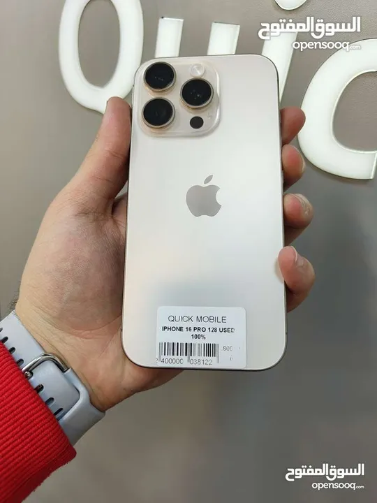 IPHONE 16 PRO (128GB) USED /// ايفون 16 برو ذاكرة 128 مستعمل وكاله