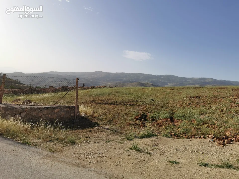 قطعة أرض مميزة للبيع في السلط الصبيحي قصيب مرتفعة ومطلة بسعر مغري