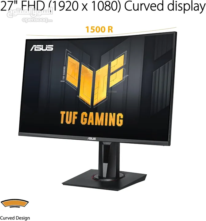 ASUS TUF Gaming VG27VQM Curved Gaming Monitor – 27 inch Full HD (1920x1080), 240Hz