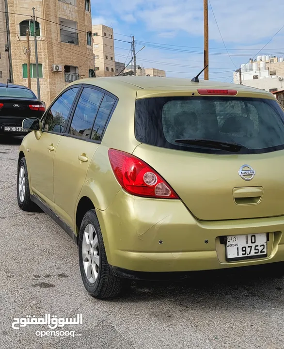 نيسان تيدا NISSAN TIIDA موديل 2008 متور 1800cc جير عادي بحالة جيدة ترخيص سنة