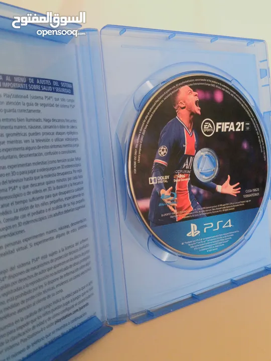 PS4 SLIM WITH FIFA 21 CD GAME