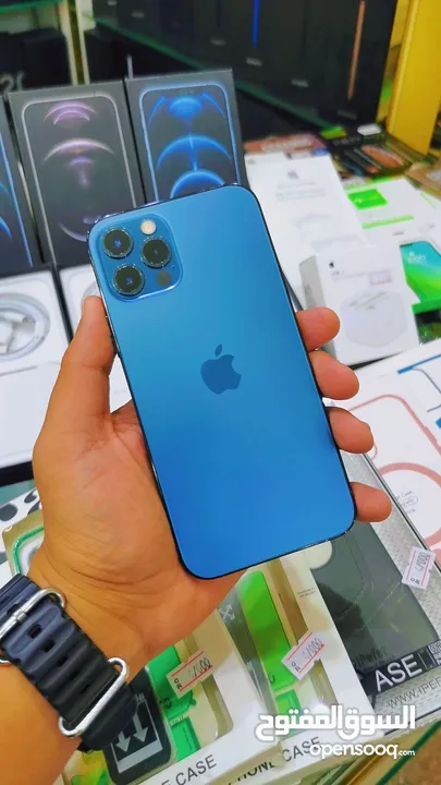 عرض خاص :  iPhone 12 pro 256gb نظيف جدا  بحالة الوكالة مع جميع ملحقاته و بأقل سعر